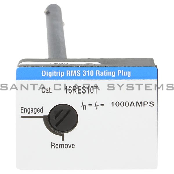 Cutler-Hammer 16RES10T Rating Plug Product Image