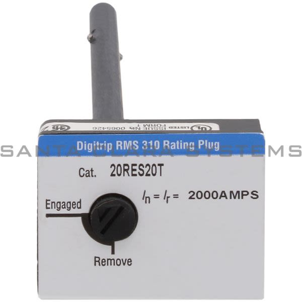 Cutler-Hammer 20RES20T  Rating Plug Product Image