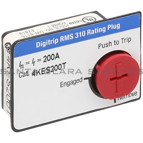 Cutler-Hammer 4KES200T  Rating Plug Product Image