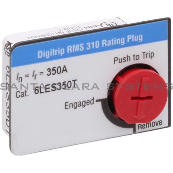 Cutler-Hammer 6LES350T Rating Plug Product Image