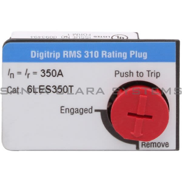 Cutler-Hammer 6LES350T Rating Plug Product Image