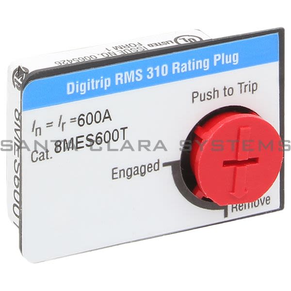 Cutler-Hammer 8MES600T Rating Plug Product Image