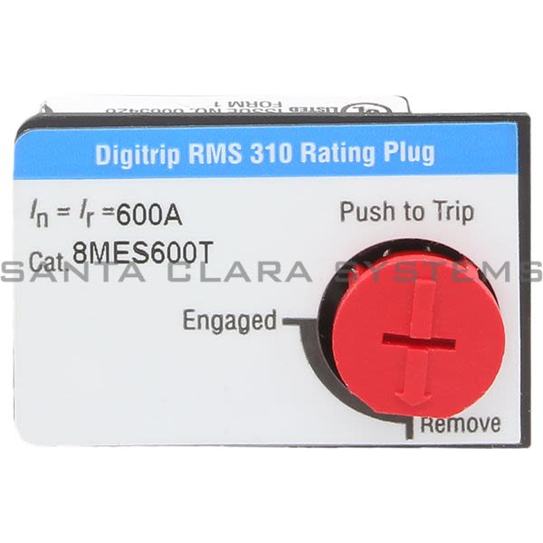 Cutler-Hammer 8MES600T Rating Plug Product Image