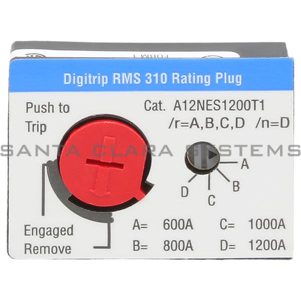 Cutler-Hammer A12NES1200T1  Circuit Breaker Trip Rating Plug 1200-AMP | Westinghouse Product Image