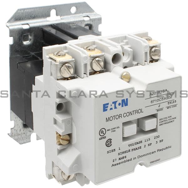 Cutler-Hammer A201K1BA Contactor | A201KIBA | Non-Reversing 2-Pole Open | Eaton Product Image