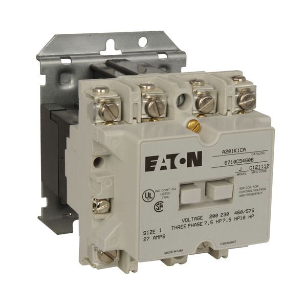 Cutler-Hammer A201K1CA Non-Reversing Contactor | 6710C54G06 Product Image