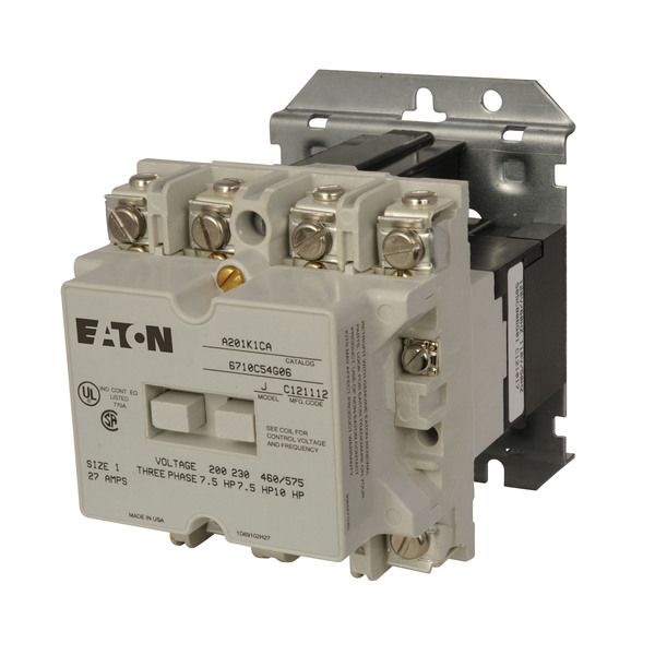 Cutler-Hammer A201K1CA Non-Reversing Contactor | 6710C54G06 Product Image