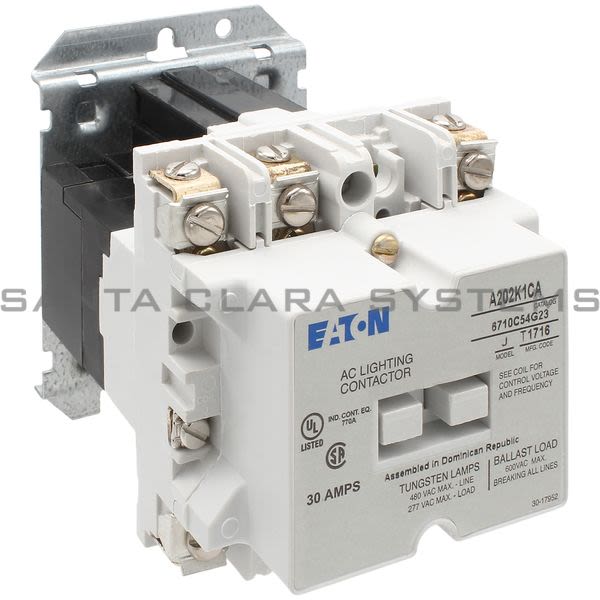 Cutler-Hammer A202K1CA Lighting Contactor Model J | 6710C54G23 Product Image