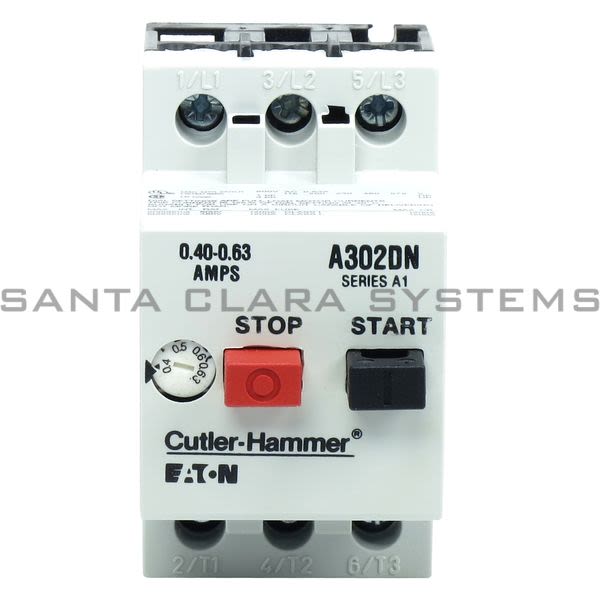 Cutler-Hammer A302DN Starter Motor Protector 3-Pole | Eaton Product Image