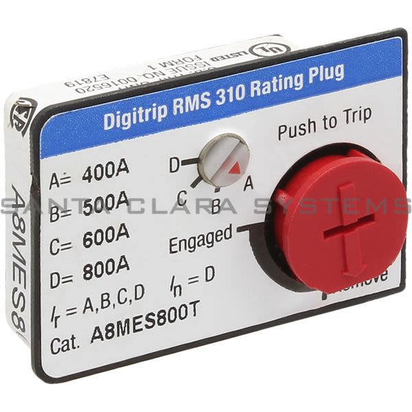 Cutler-Hammer A8MES800T Rating Plug Product Image