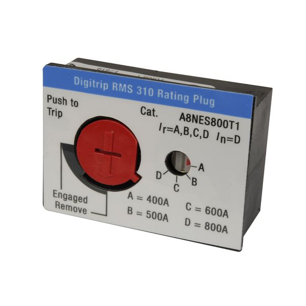 Cutler-Hammer A8NES800T1 Digitrip Rating Plug for Ser. C, N Frame | Eaton Product Image