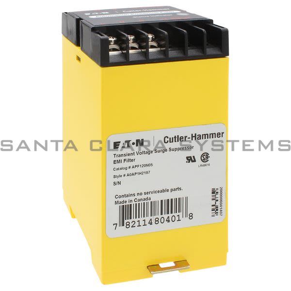 Cutler-Hammer APF120N05 Surge Suppressor 5-AMP 1-Pole Product Image