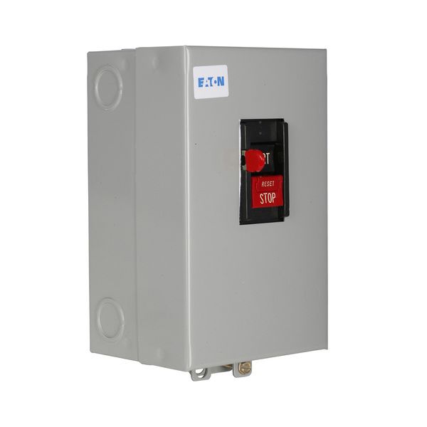 Cutler-Hammer B100S0CA Manual Starter AC Size-0 3-Phase NEMA-1 Enclosure | Eaton Product Image