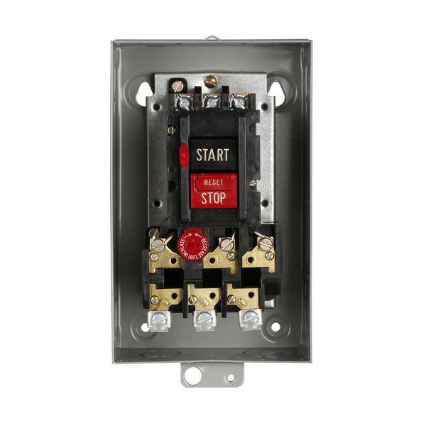 Cutler-Hammer B100S0CA Manual Starter AC Size-0 3-Phase NEMA-1 Enclosure | Eaton Product Image