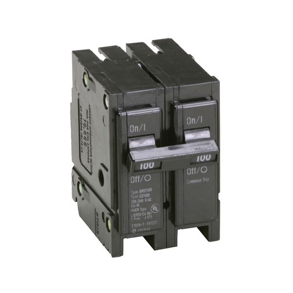 Cutler-Hammer BR2100CS Circuit Breaker 2Pole 100amp | Eaton Product Image