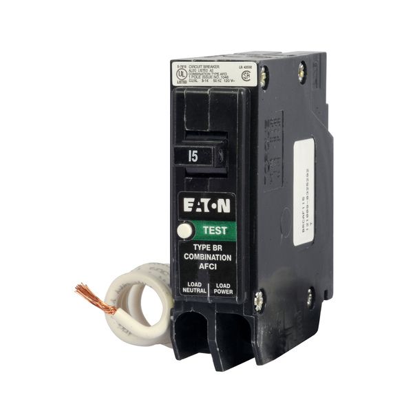 CutlerHammer Circuit Breaker Arc Fault 15AMP 1Pole Eaton BRCAF115