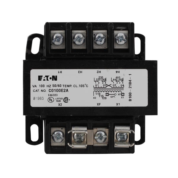 Cutler-Hammer C0100E2A Transformer W/ Fuse | Eaton Product Image