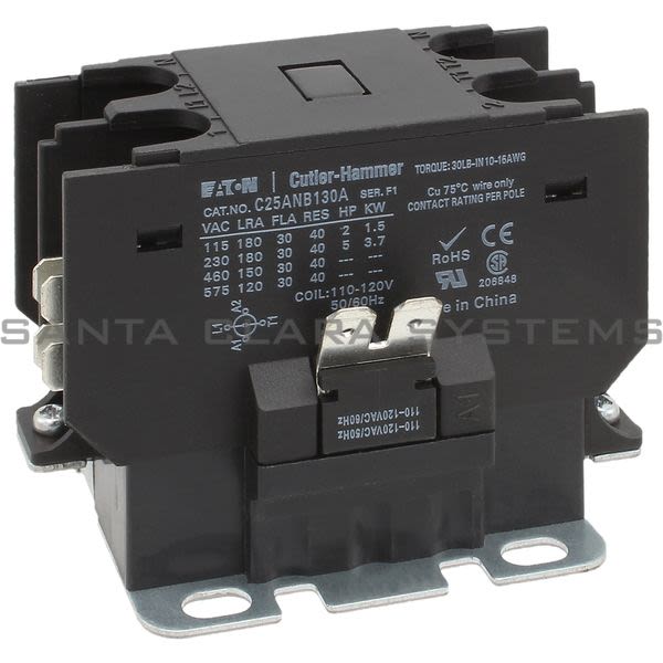 Cutler-Hammer C25ANB130A Definite Purpose Contactor Product Image