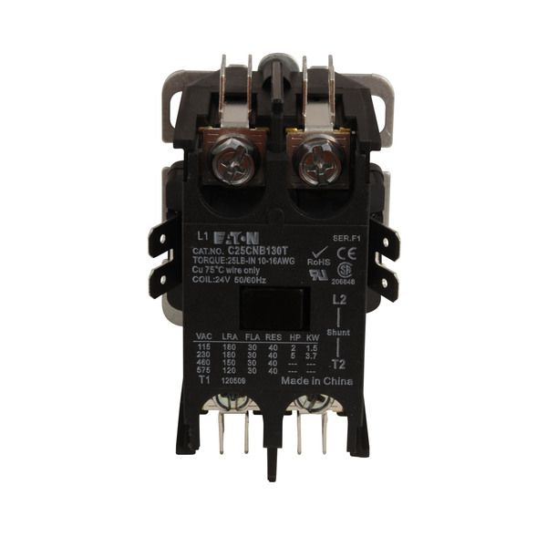 Cutler-Hammer C25CNB130T Definite Purpose Contactor | Eaton Product Image