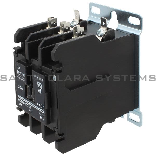 Cutler-Hammer C25DND330B Contactor 3-Pole 30-AMPS Definite Purpose | Eaton Product Image