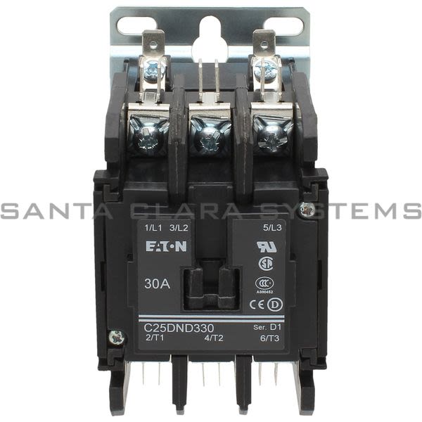 Cutler-Hammer C25DND330T Contactor 30-AMP 3-Pole Definite Purpose | Eaton C25-DND330T Product Image
