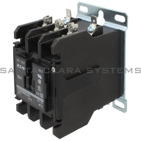 Cutler-Hammer C25DND330T Contactor 30-AMP 3-Pole Definite Purpose | Eaton C25-DND330T Product Image