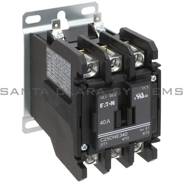 Cutler-Hammer C25DNE340A Contactor 40-AMP 3-Pole Product Image