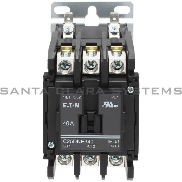 Cutler-Hammer C25DNE340A Contactor 40-AMP 3-Pole Product Image