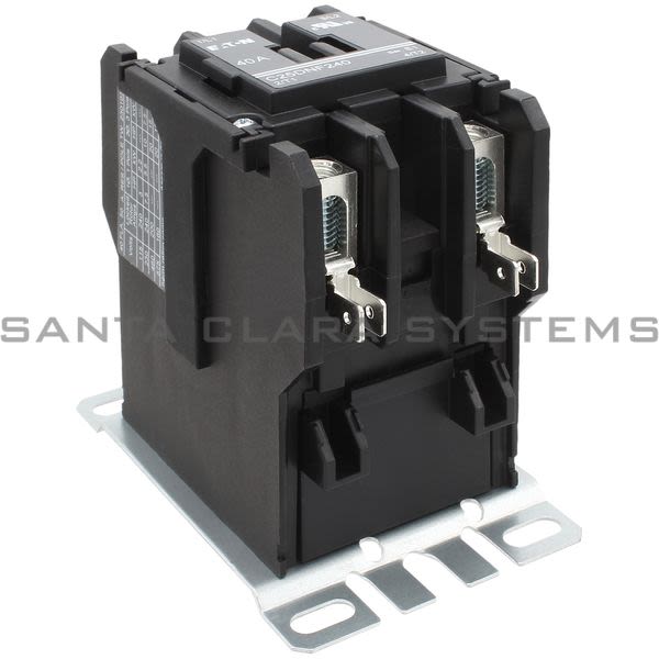 Cutler-Hammer C25DNF240A Contactor 40-AMP 2-Pole Open Type | Eaton Product Image