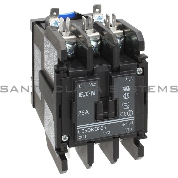 Cutler-Hammer C25DRD325A Contactor with DIN rail mount Product Image