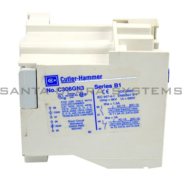 Cutler-Hammer C306GN3B Overload Relay Product Image