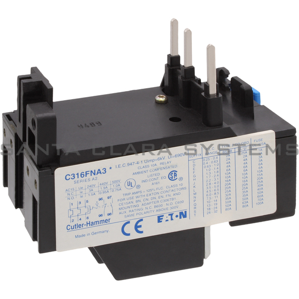 Cutler-Hammer C316-FNA3K Overload Relay C316-FNA3K Product Image