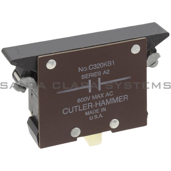 Cutler-Hammer C320KB1 Auxiliary Contact | Eaton | 320-KB1 Product Image
