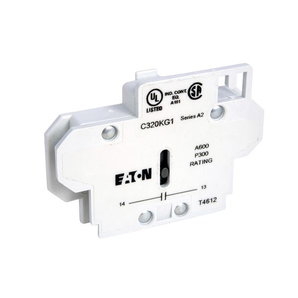 Cutler-Hammer C320KG1 Auxiliary Contact | C320-KG1 | Eaton Product Image