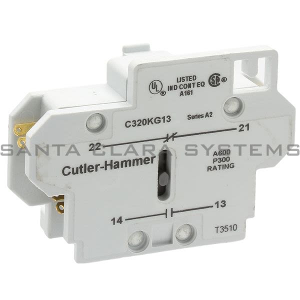 Cutler-Hammer C320KG13 Auxiliary Contact Product Image