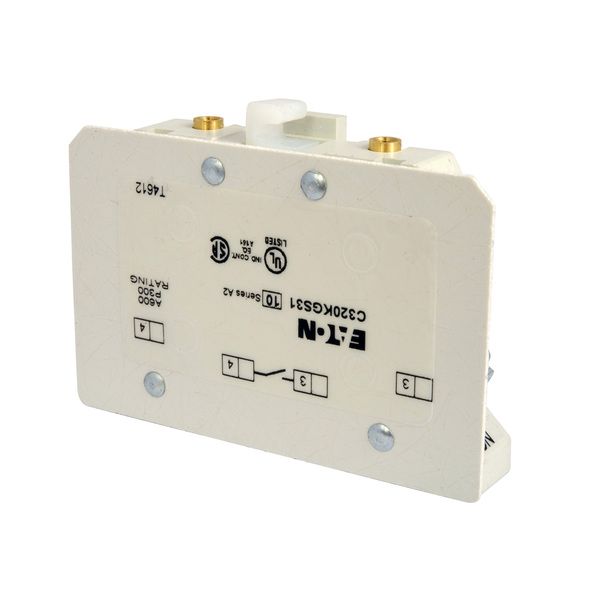 Cutler-Hammer C320KGS31 Auxiliary Contact | Freedom Series C320-KGS31 Product Image