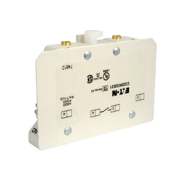 Cutler-Hammer C320KGS31 Auxiliary Contact | Freedom Series C320-KGS31 Product Image