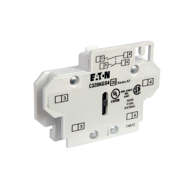 Cutler-Hammer C320KGS4 Auxiliary Contact Product Image