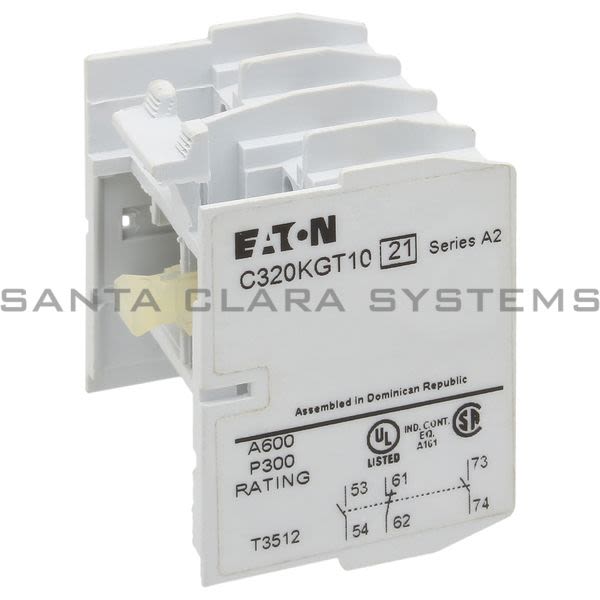 Cutler-Hammer C320KGT10 Auxiliary Contact Product Image