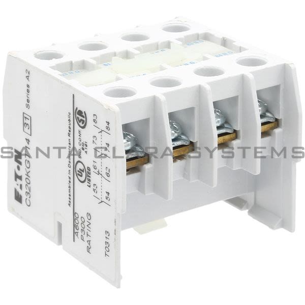 Cutler-Hammer C320KGT14 Auxiliary Contact Product Image