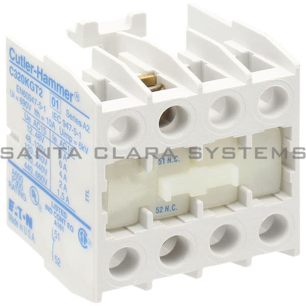 Cutler-Hammer C320KGT2 Auxiliary Contact Product Image