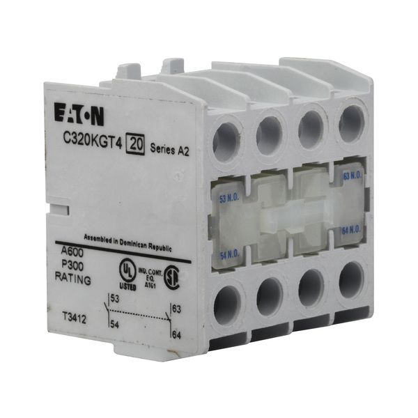 Cutler-Hammer C320KGT4 Auxiliary Contact Product Image