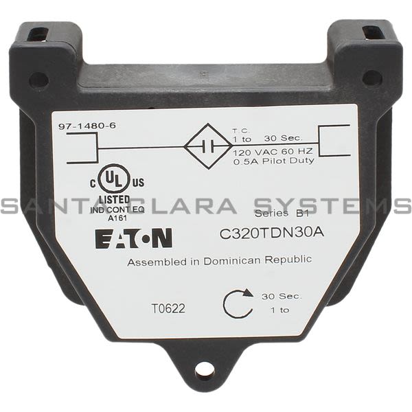 Cutler-Hammer C320TDN30A Timing Relay Product Image