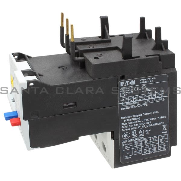 Cutler-Hammer C396A2AP05SELDC Overload Relay Product Image