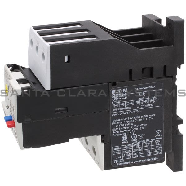 Cutler-Hammer C440A1A020SAX Overload Relay Product Image