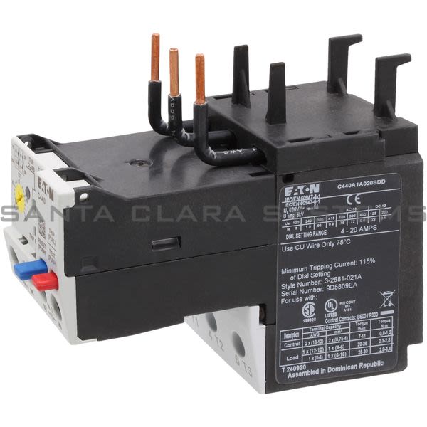 Cutler-Hammer C440A1A020SDD Overload Relay Product Image