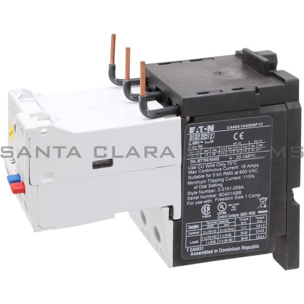 Cutler-Hammer C440A1A020SF1C Overload Relay Product Image