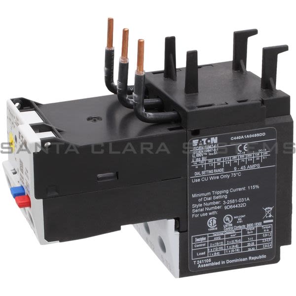 Cutler-Hammer C440A1A045SDD Overload Relay Product Image