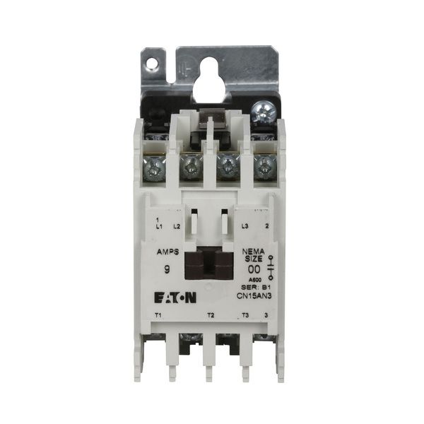 Cutler-Hammer CN15AN3AB Contactor | Size-00 9-AMP 3-Pole Open Type | Eaton Product Image