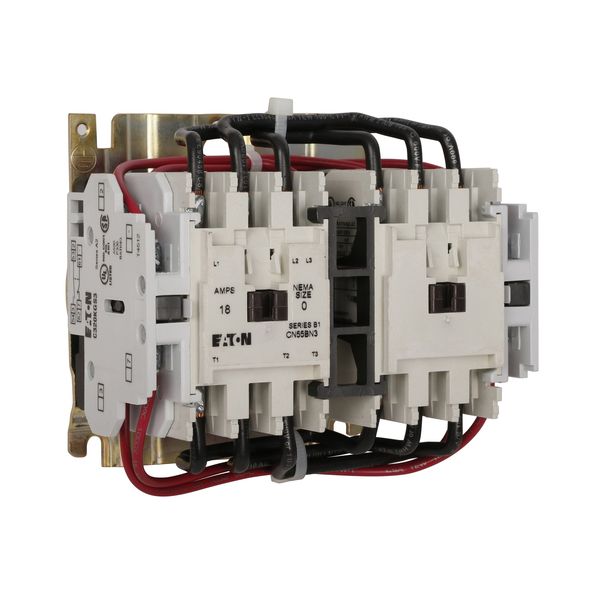 Cutler-Hammer CN55BN3AB Reversing Contactor 3-Pole Size-0 Product Image